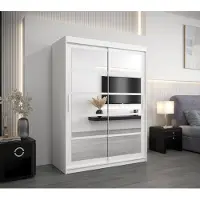 Minio Kleiderschränk 150 cm ROMA 2 Weiß