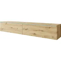 Minio , TV-Schrank, TV-Lowboard "DONNA", 180cm, stehend, hängend, Artisan Eiche Farbe