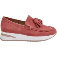 Permani Damen Kunstleder Mokassins Komfortable Slip On Halbschuhe Sebina Rosa Gr.40