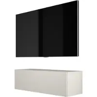 3Xeliving TV-Schrank : Kaschmir, 100 x 34 x 32 cm, Beige, 100 x 34 x 32 cm