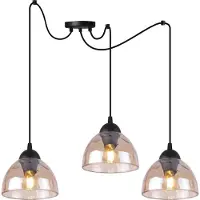 Light11 HOME Venice Spider Hängelampe 3-Platter Honiglampen E27