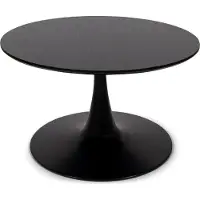 Zesso Milton & Oldbrook Couchtisch Ø 80 cm Prague Schwarz
