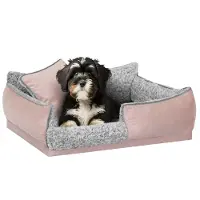 Stanis³aw Jurga Hundebett "Porto" - 70x50 cm - Haustiermatratze, Katzenbett, Hundekissen | Sofa-Hundekörbchen mit Kissen, rutschfest & waschbar | PillowPrim