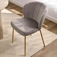 Zesso Milton & Oldbrook Samt Esszimmerstuhl Cadiz Taupe