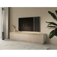 AX Living Sideboard TV Lirio 180 cm breit, modern, beige