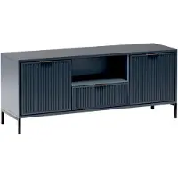 AX Living TV Lowboard Berlinette 3, 135 cm breite – Modern in Indigo