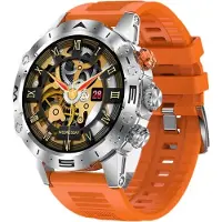 Mc star Smartwatch Herren mit Telefonfunktion, IP68 Wasserdicht, 1.53'' IPS Touchscreen 120+ Sportmodi Outdoor, Herzfrequenz, Schlafmonitor, Android iOS