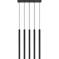 LUMILO Hängelampe MOSSA 5 G9 Schwarz, Dimmbar