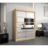 Minio Kleiderschränk 150 cm ROMA 2 Sonoma Eiche