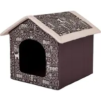 Stanislaw Jurga PillowPrim Hundehütte Hundehöhle Hundebett Hundehaus Katzenhöhle Tierbett XL - 60x55 cm textaufdruck