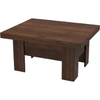 MINIO go for it , Tisch “Eryk” 100-200cm, klappbar, Warmia Nuss Farbe