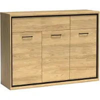 MINIO go for it , Kommode 135 cm COMO 7 Natural Hikora Farbe