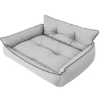 Stanislaw Jurga Hundebett "Joker" Gepolstert - 80x65 cm - | Ekolen-Stoff | Sofa, Tierbett, Hundesofa, Matratze | Marke PillowPrim