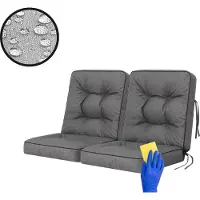 Stanislaw Jurga Schaukelkissen-Set VENUS V05 – 2 Stück 50×110 cm | Venus Bankkissen, Garden Kissen, Schaukelauflagen, Bankauflagen, Auflagen | HobbyGarden