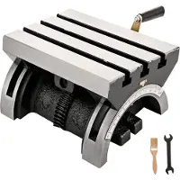 Sweiko Einstellbarer Frästisch 250 x 180 x 133 mm 0-40° Kreuztisch Multifunktionsfräse Arbeitstisch Koordinatentisch Kreuztisch für