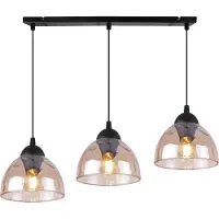 Light11 HOME Venice Hängelampe 3 Flache Honigschirme E27