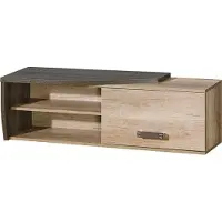 Minio , TV-Schrank "ROMEO 11", links, Lowboard, Canyon Eiche / Arusha Farbe