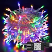 ROSNEK 50m 400 LEDs Lichterkette 8 Lichtmodi mit Timer Lichterketten für Innen Garten Hof Hochzeit Weihnachten Party, Bunt