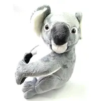 Onwomania Plüschtier Kuscheltier Stoff Tier Koala Bär groß Süß 33cm Grau