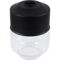 Light11 HOME Lampenschirm Oslo transparent Vase 18 cm – stilvoller Glaslampenschirm für elegante Beleuchtung