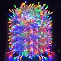 Rosikey 100M 2000LEDs, 8 Lichtmodi, LED Weihnachten Lichterkette, Lichterkette Strom Transparente Kabel, Innendeko Licht, Party Beleuchtung, Bunt