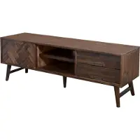 FURNLUX Tv-stand Ashton Akazie 165cm / Hauptfarbe: Braun / Abmessungen: 165 x 55 x 45 cm