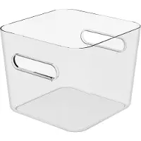 Smartstore Aufbewahrungsbox COMPACT SQUARE L transparent