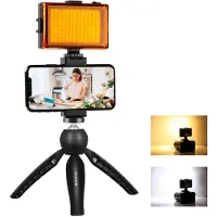 Puluz Pkt3131b+led-lampe Live-aufnahme-set Stativ + Led-lampe + Telefonclip Pkt3131b