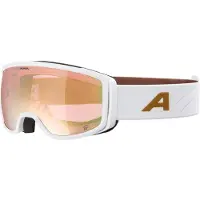 Alpina Skibrille Bivio Q Unisex White/Gold Matt