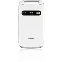 Brondi Amico Favoloso, Klapphandy, Dual-SIM, 7,11 cm (2.8"), 1,3 MP, 800 mAh, Weiß