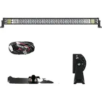 OEM LED-Lichtleiste, doppelte Reihe, gerade Form, wasserdicht, 42Gerade mit Draht