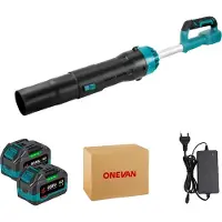 OEM Elektrischer Turbo-Bläser, bürstenloser Motor, hohe Luftstromgeschwindigkeit, 2 Batterien Set