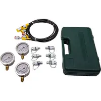 MaXpeedingrods Hydrauliktester Hydraulik Manometer Set 250 - 600 bar Druckprüfer Werkzeug Test
