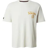 Superdry für Herren. M1012248A T-Shirt Tokyo Narrative Loose beige (L), Lässig, Baumwolle, Kurzarm