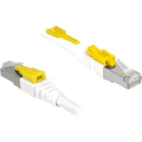 DeLOCK 85333, 3 m, Cat6a, S/FTP (S-STP), RJ-45, RJ-45, Weiß