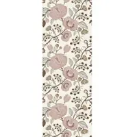Queence Vinyltapete "Ilona" Motiv bedruckt botanisch floral gemustert natürlich glatt 60x250cm, selbstklebend, kinderleichte Anbringung, Sticker