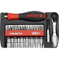 Wiha Bit und Steckschlüssel Set ProBuddy Evo gemischt 40-teilges Set 1/4 zoll - 46960