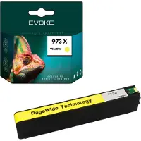 Evoke Patrone für HP 973X F6T83AE ️️ Pagewide Pro 452dn 452dw 477dn 477dw 552dw 577dw ️