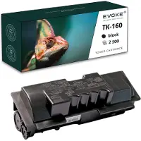 Evoke Toner für Kyocera TK 160 Schwarz TK160 ️️ FS1120 FS1120D FS1120DN ️