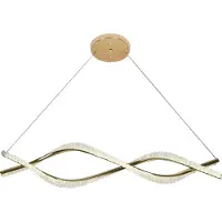 Toolight Hängelampe Led G033-Cp Gold