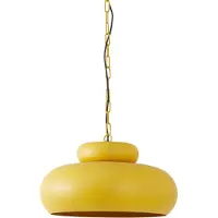 Light & Living Pendellampe Neiva Ø 46 cm – ocker-Gelb – 1x E27