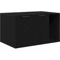 Syfax Katzentoilettengehäuse Schwarze Eiche 80 x 50 x 45 cm Holzwerkstoff