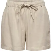 ONLY Shorts "ONLGOA MW LIN BL PULL-UP SHORTS CC PNT" mit Leinen