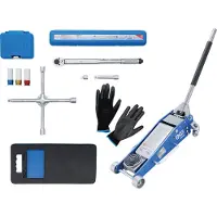 Bgs Tire Change Service Set with Floor Jack 2.5 t, 33 kg