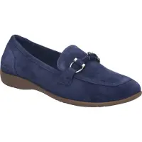 Josef seibel Ballerina "Fenja 34, indigo", Damen, Gr. 38, blau (indigo), Obermaterial: 100% Rindsleder Leather cow., Schuhe Ballerina