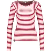 Alife & Kickin Longsleeve "Bertha" in Rot/ Weiß - S