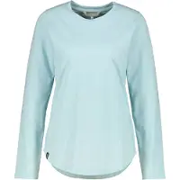 Alife & Kickin Langarmshirt , Damen, Gr. M, blau (ice), 100% Baumwolle (Bio), Rundhals, Shirts Langarmshirt