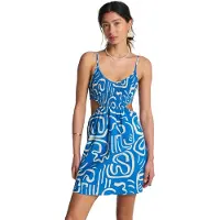 Billabong Minikleid "Desire", Damen, Gr. XL, blau, Obermaterial:100% Viskose., Kleider Minikleid