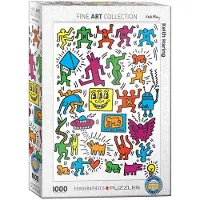 Eurographics Keith Haring Collage. 1000 Teile