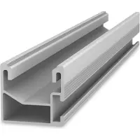 K2 Systems 2004258, Montageschiene, Aluminium, Auf dem Dach montiert, Grau, 39,4 mm, 36 mm